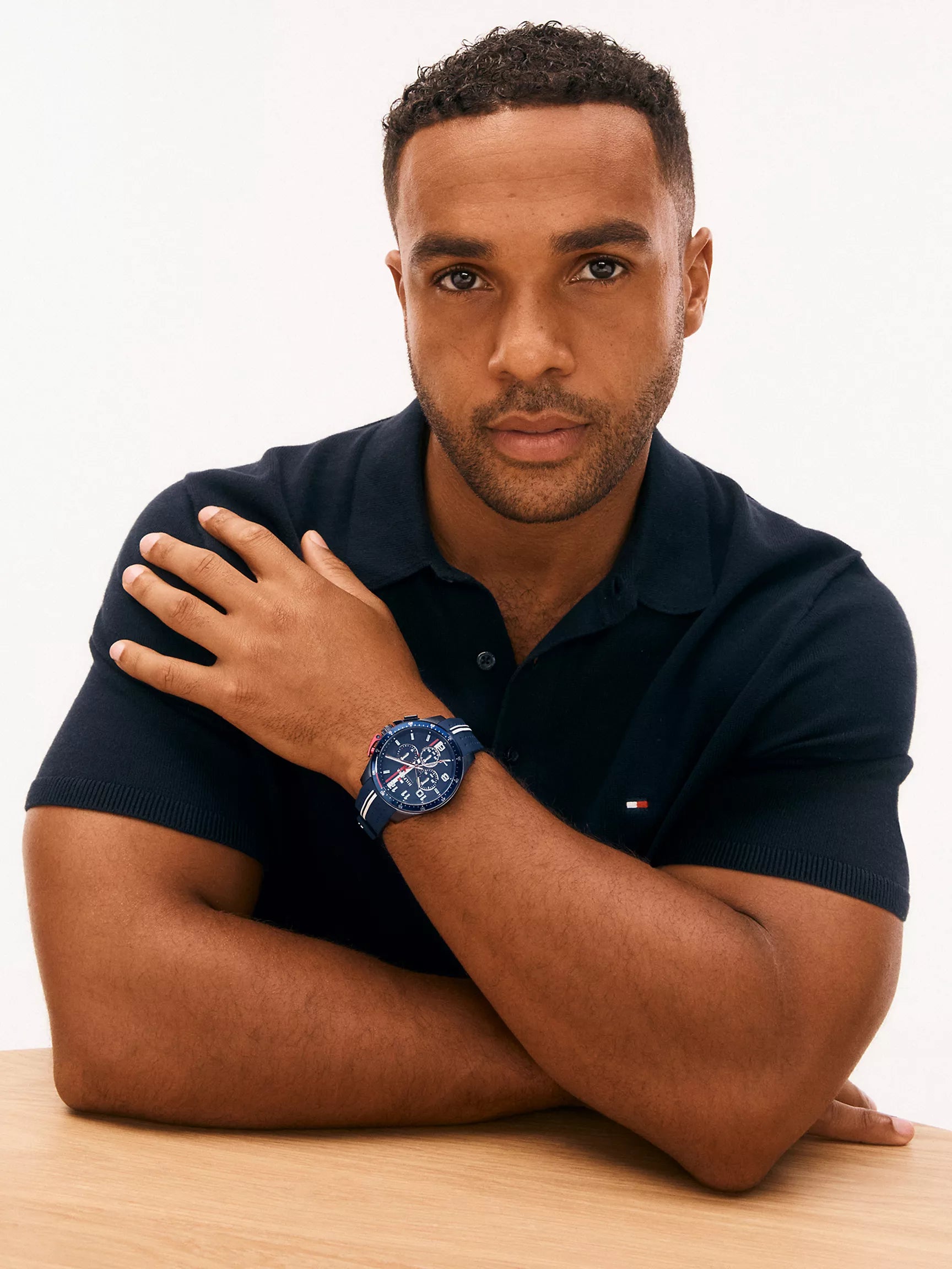 Tommy Hilfiger46MM Sport Watch with Silicone Strap