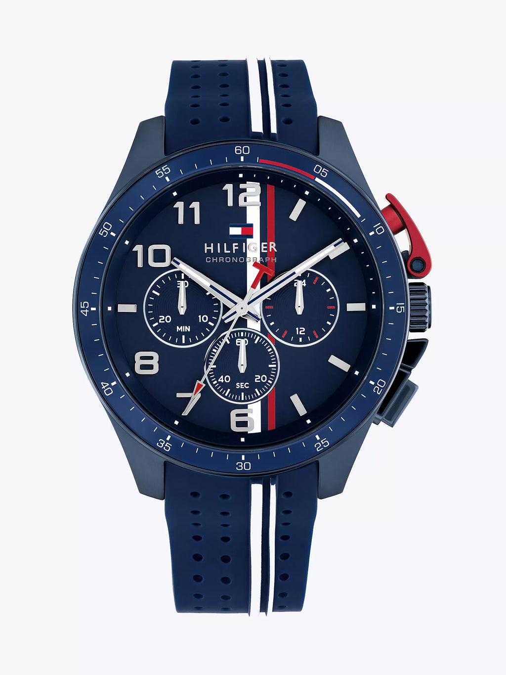 Tommy Hilfiger46MM Sport Watch with Silicone Strap