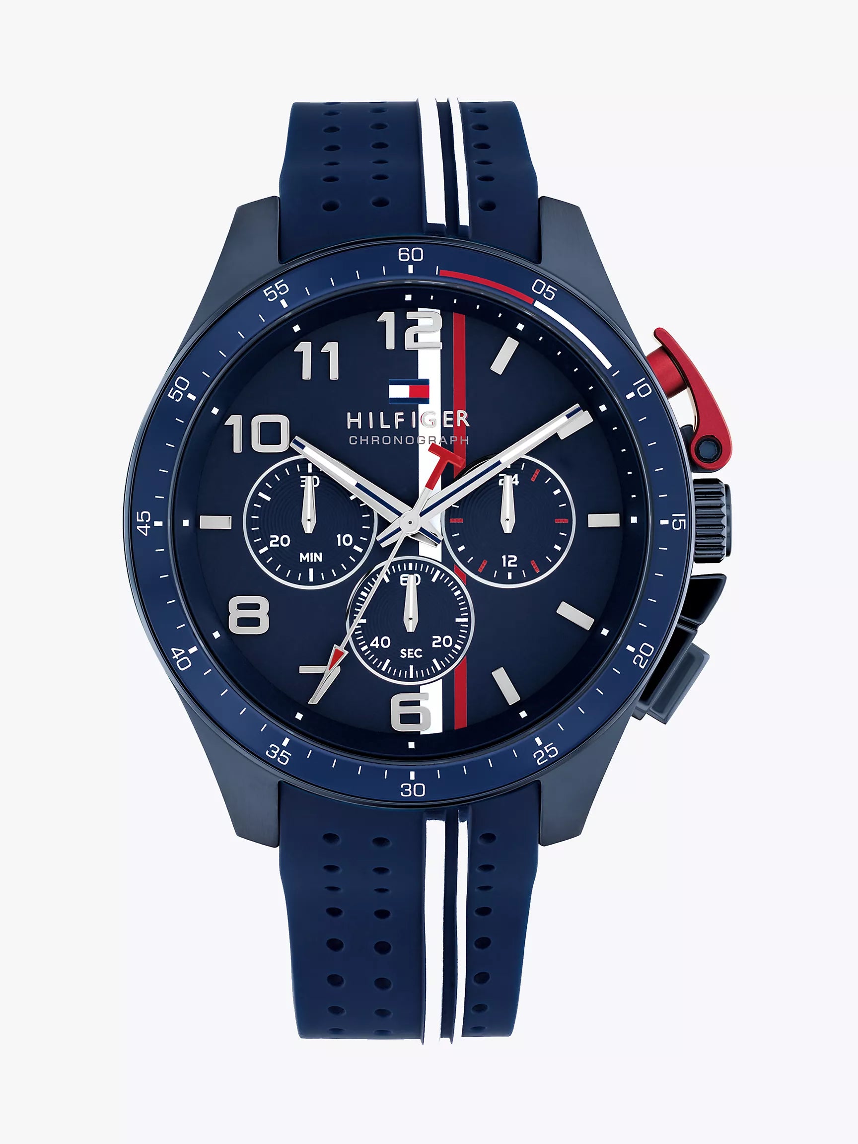 Tommy Hilfiger46MM Sport Watch with Silicone Strap