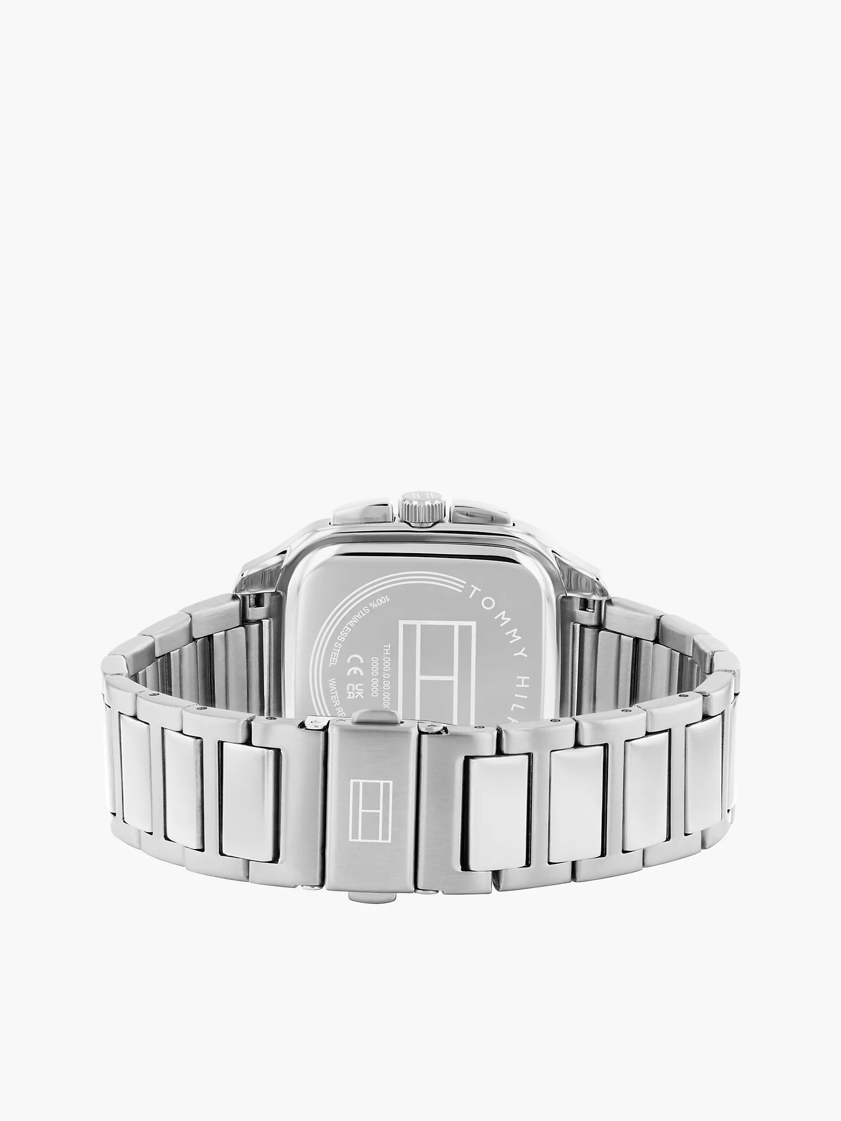 Tommy Hilfiger 37MM Rectangle Skeleton Dial Sport Watch