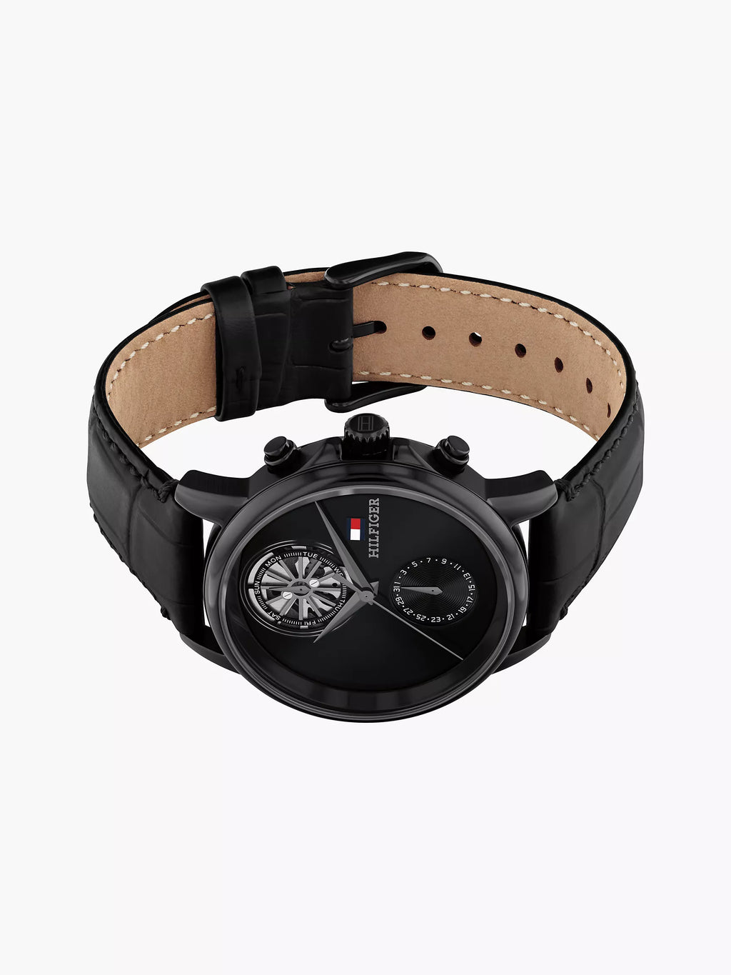 Tommy Hilfiger 40MM Leather Strap Dress Watch (1)