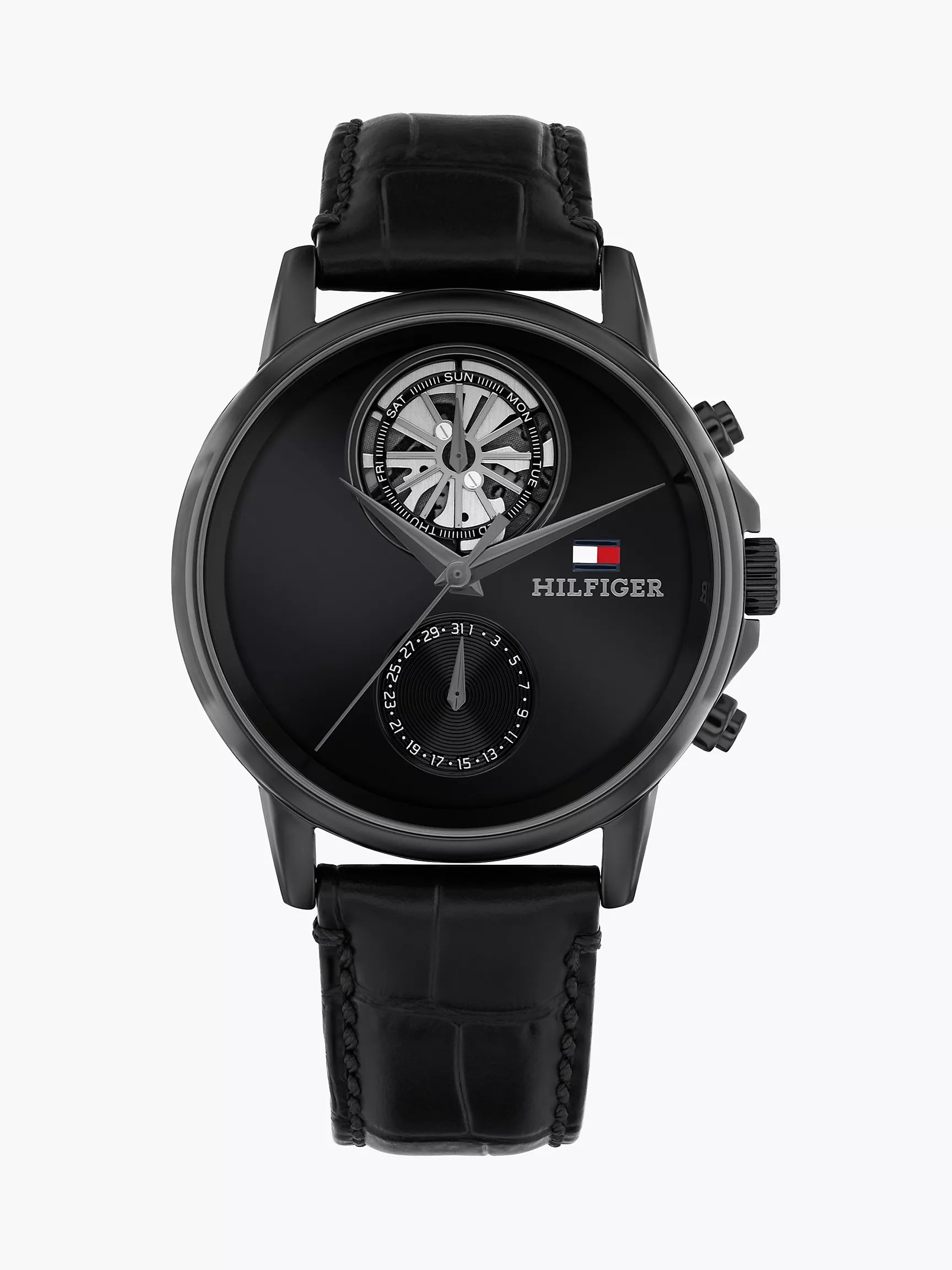 Tommy Hilfiger 40MM Leather Strap Dress Watch (1)