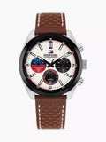 Tommy Hilfiger 40MM Leather Strap Chronograph Watch